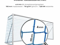 Voetbaldoel calzio champion 500, incl doelnet... - afbeelding 4 van  4