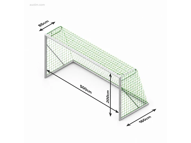 Voetbaldoel calzio champion 500, incl wielenset,... - afbeelding 3 van  3