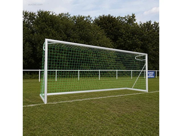 Voetbaldoel calzio elite 500, incl doelnet groen - afbeelding 2 van  4