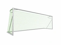 Voetbaldoel calzio elite 600, incl doelnet groen - afbeelding 2 van  4