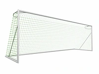 Voetbaldoel calzio elite 732, incl doelnet groen - afbeelding 3 van  4