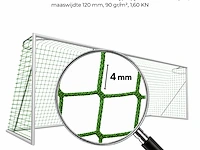 Voetbaldoel calzio elite 732, incl doelnet groen - afbeelding 4 van  4