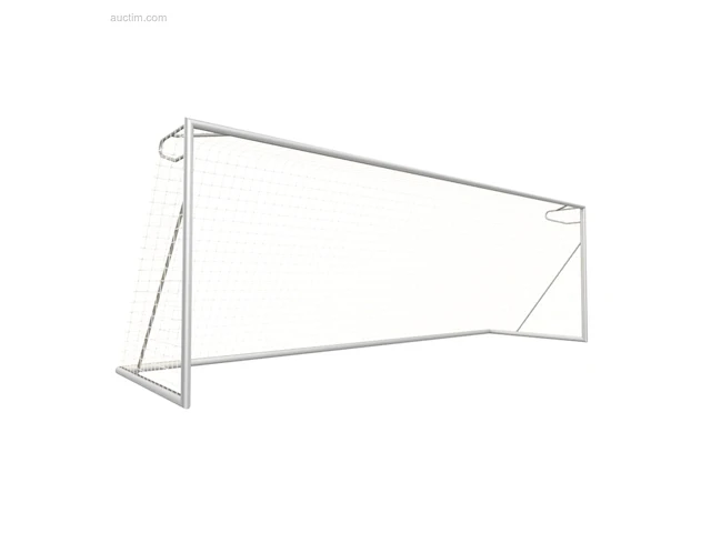 Voetbaldoel calzio elite 732, incl doelnet wit - afbeelding 1 van  4
