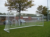 Voetbaldoel calzio elite 732, incl doelnet wit - afbeelding 2 van  4