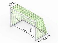 Voetbaldoelen calzio champion 300, incl... - afbeelding 2 van  3