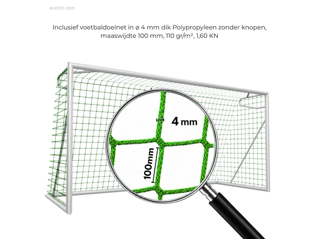 Voetbaldoelen calzio champion 400, incl... - afbeelding 3 van  3