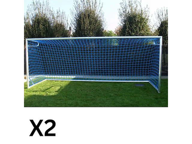 Voetbaldoelen calzio champion 500, incl doelnet... - afbeelding 2 van  4