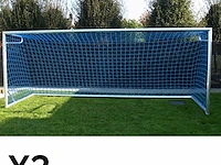Voetbaldoelen calzio champion 500, incl doelnet... - afbeelding 2 van  4