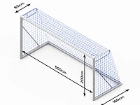 Voetbaldoelen calzio champion 500, incl doelnet... - afbeelding 4 van  4