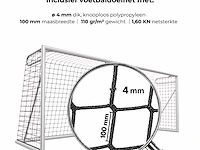 Voetbaldoelen calzio champion 500, incl doelnet... - afbeelding 3 van  4