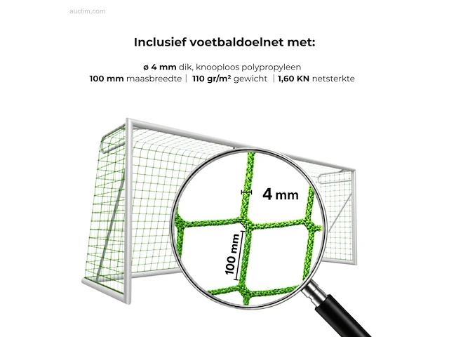 Voetbaldoelen calzio champion 500, incl... - afbeelding 2 van  3