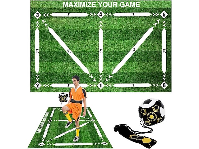 Voetbalmat, voetbaltrainingsmat - afbeelding 1 van  4