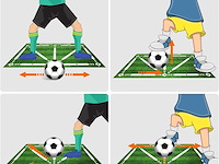 Voetbalmat, voetbaltrainingsmat - afbeelding 2 van  4