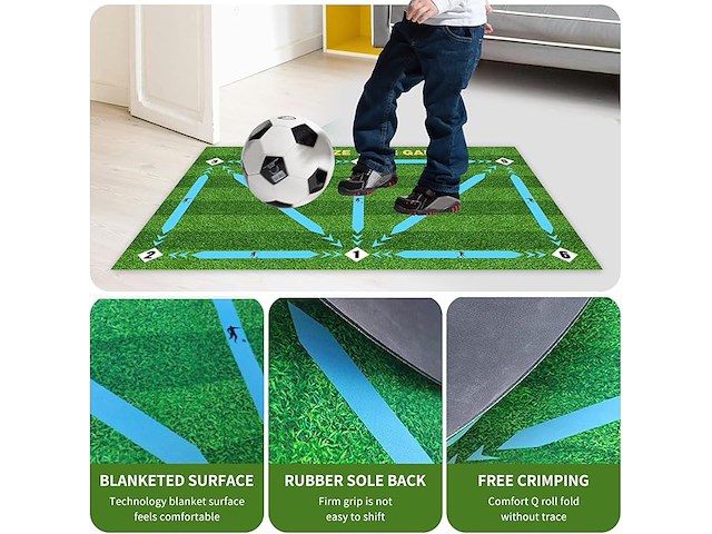 Voetbaltrainingsmat, 90 x 60 cm - afbeelding 4 van  4