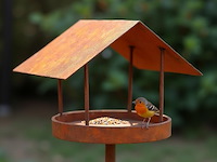 Vogelhuisje met standaard, weerbestendig - afbeelding 1 van  4