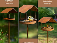 Vogelhuisje met standaard, weerbestendig - afbeelding 2 van  4