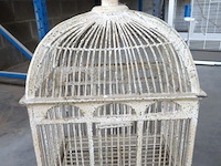 Vogelkooi + kunsstof voederbak - afbeelding 2 van  3