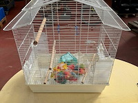 Vogelkooi met toebehoren - afbeelding 2 van  4