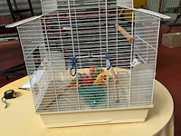 Vogelkooi met toebehoren - afbeelding 3 van  4