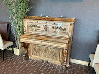 Vogelsangs antieke houten wandpiano - afbeelding 1 van  8