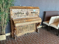 Vogelsangs antieke houten wandpiano - afbeelding 3 van  8