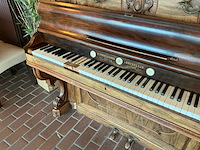 Vogelsangs antieke houten wandpiano - afbeelding 6 van  8