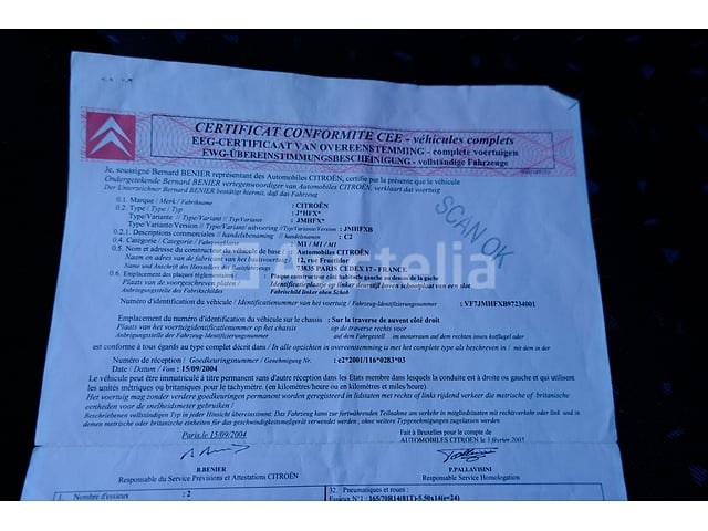 Voiture citroën c2 (2004-78,752 km)(vin: vf7jmhfxb97234001) - afbeelding 22 van  46