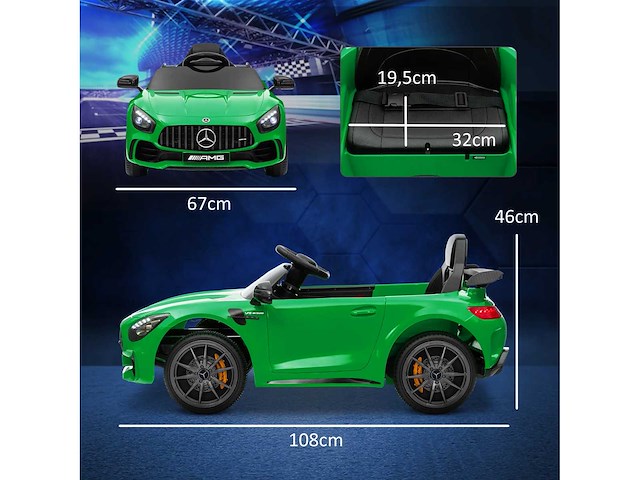 Voiture électrique - mercedes-benz amg gtr - afbeelding 5 van  10