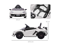 Voiture électrique pour enfants licence lamborghini aventador - afbeelding 4 van  8