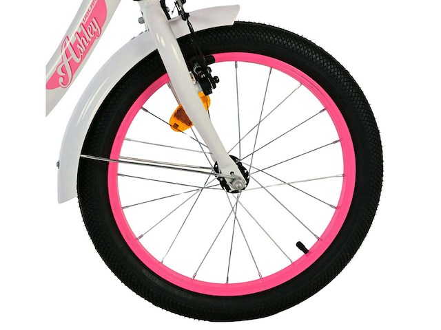 Volare ashley kinderfiets - meisje - 18 inch - wit - afbeelding 5 van  10