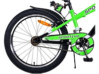 Volare sportivo kinderfiets - jongen - 24 inch - zwart en groen - afbeelding 2 van  4