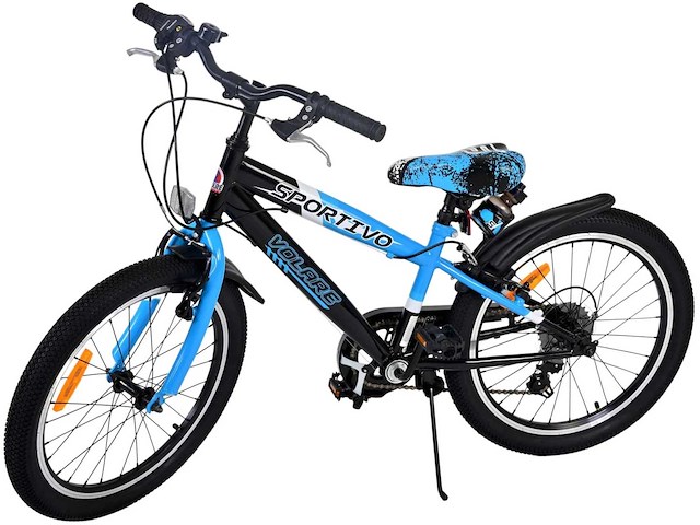 Volare sportivo kinderfiets - jongens - 20 inch - blauw - 7 versnellingen - afbeelding 2 van  10
