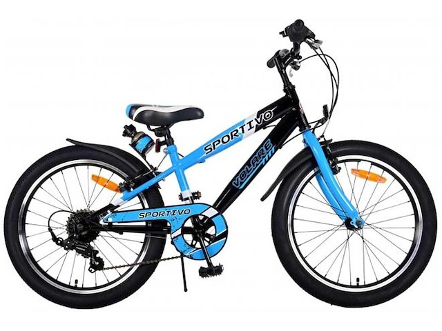 Volare sportivo kinderfiets - jongens - 20 inch - blauw - 7 versnellingen - afbeelding 1 van  10