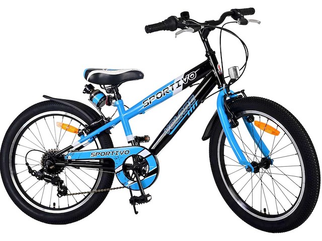 Volare sportivo kinderfiets - jongens - 20 inch - blauw - 7 versnellingen - afbeelding 3 van  10