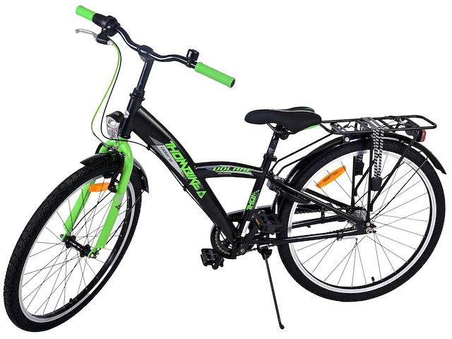 Volare thombike kids bike - jongens - 24 inch - groen zwart - 3 versnellingen - afbeelding 2 van  13