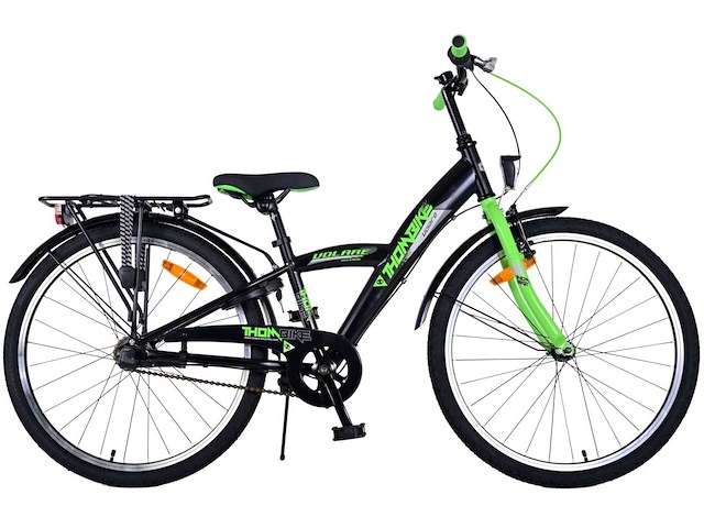 Volare thombike kids bike - jongens - 24 inch - groen zwart - 3 versnellingen - afbeelding 1 van  13