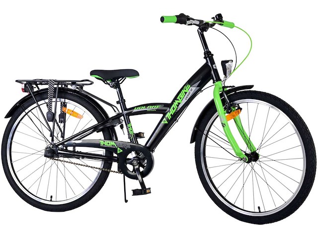 Volare thombike kids bike - jongens - 24 inch - groen zwart - 3 versnellingen - afbeelding 6 van  13