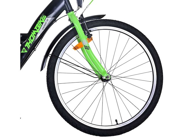 Volare thombike kids bike - jongens - 24 inch - groen zwart - 3 versnellingen - afbeelding 8 van  13