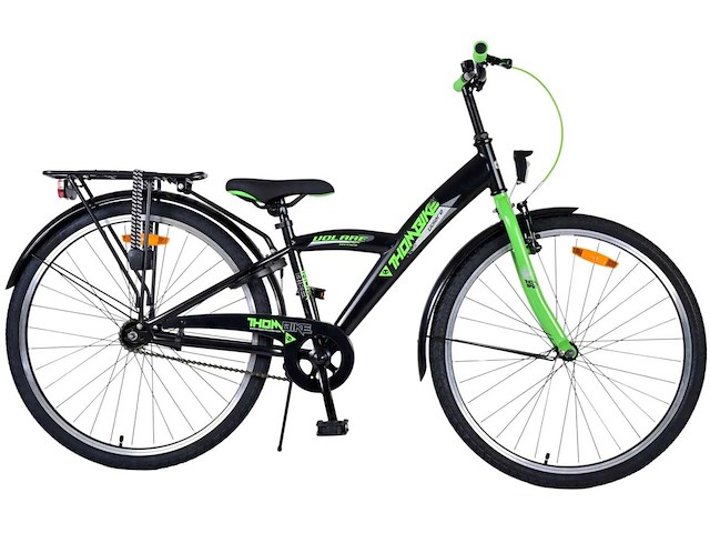 Volare thombike kinderfiets - jongen - 26 inch - zwart en groen - afbeelding 1 van  16