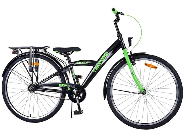 Volare thombike kinderfiets - jongen - 26 inch - zwart en groen - afbeelding 9 van  16