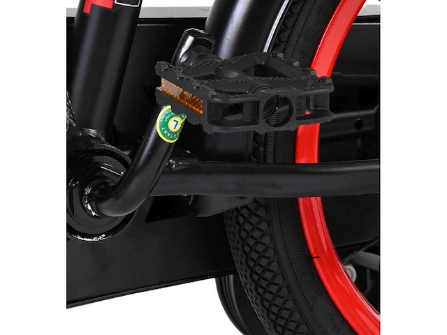 Volare thombike kinderfiets - jongens - 14 inch - zwart rood - afbeelding 6 van  7