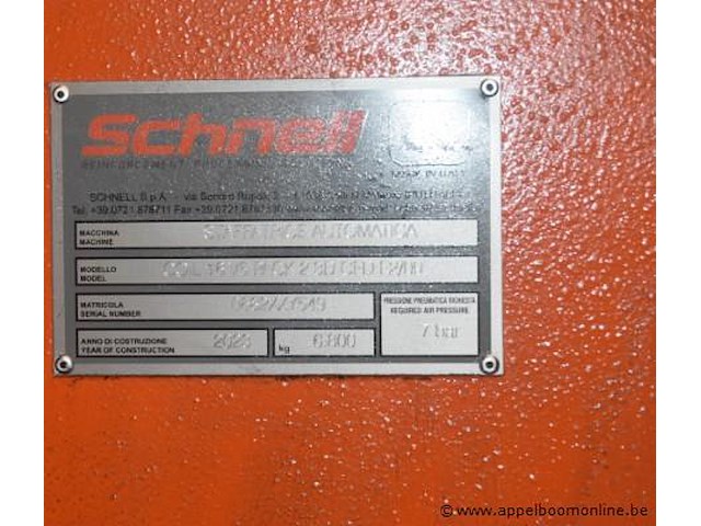 Volautomatische bidirectionele beugelmachine voor draadstaal schnell coil 16 vpack 2 d cfd , bj 2023, sr nr 0682xxy549, dia 16mm, vv besturing - afbeelding 2 van  11