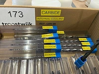 Volhardmetalen boor met inwendige koelingsgaten (26x) - afbeelding 4 van  4