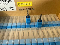 Volhardmetalen frees (128x) - afbeelding 2 van  5