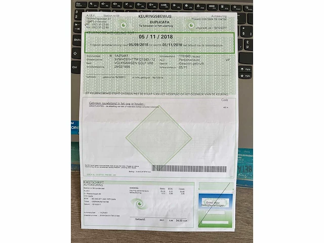 Volkswagen - 1996 - vr6 - 1h16t4 - personenauto - afbeelding 21 van  27
