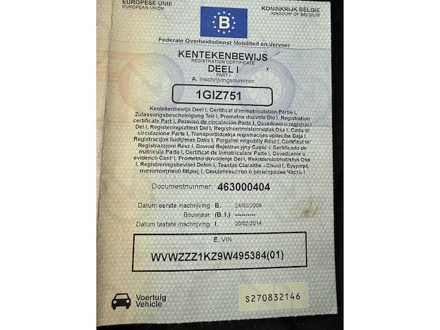 Volkswagen - 2009 - golf 6 - personenauto - afbeelding 38 van  44