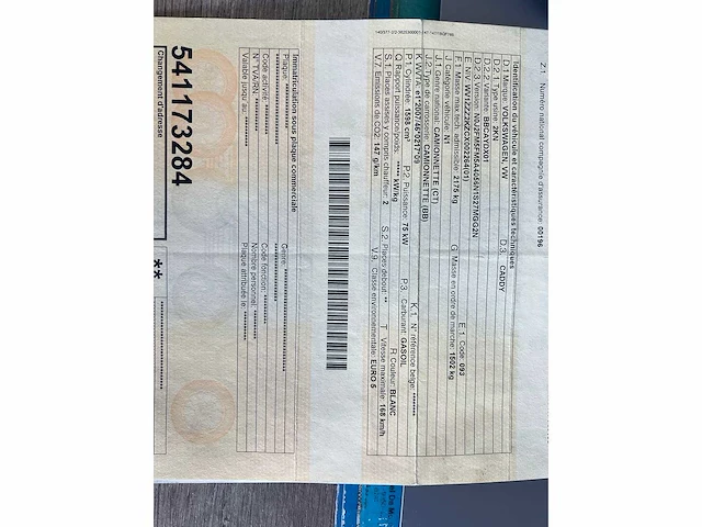 Volkswagen - 2011 - caddy - bestelwagen - personenauto - afbeelding 30 van  30