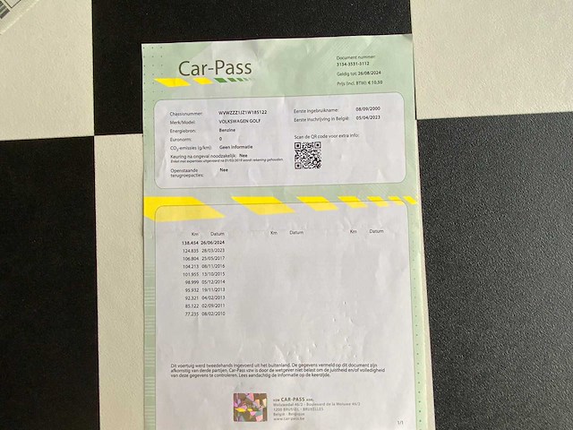 Volkswagen - golf - car - 2000 - afbeelding 16 van  26