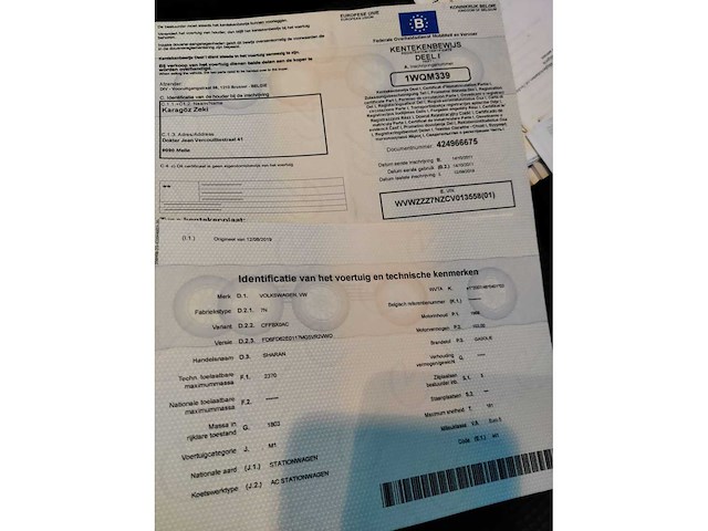 Volkswagen - sharan - 7n - car - 2011 - afbeelding 7 van  15