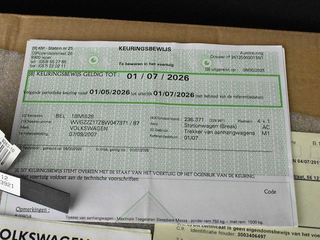 Volkswagen 2007 touran cross - afbeelding 37 van  43